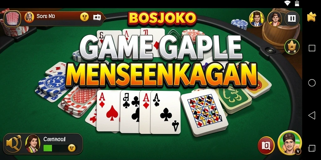 Tampilan gameplay menarik dalam permainan Gaple