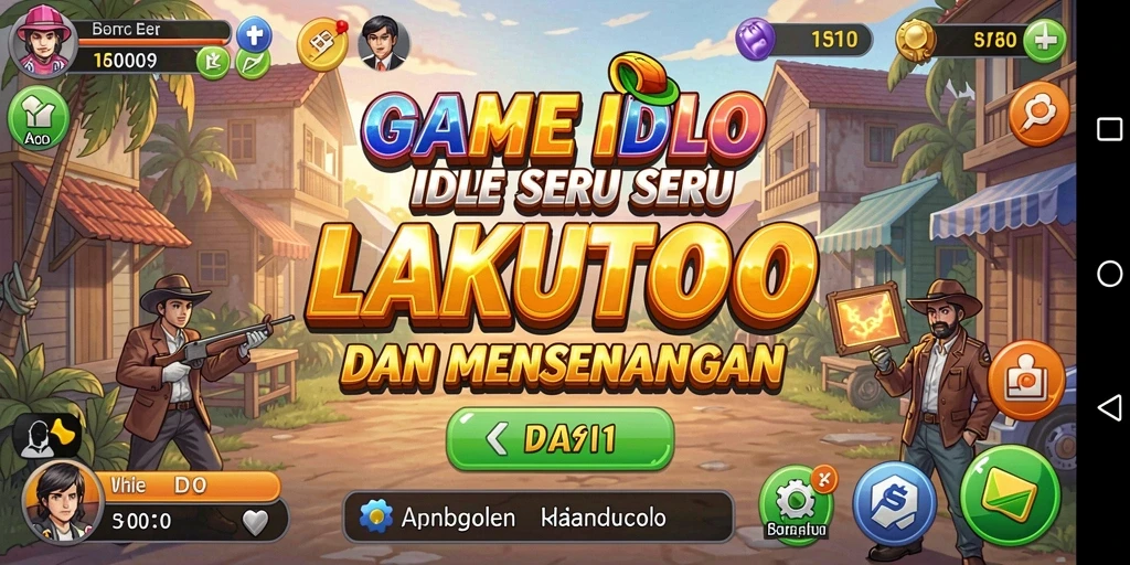 Tampilan gameplay menarik dari LAKUTOTO dengan karakter yang beragam.