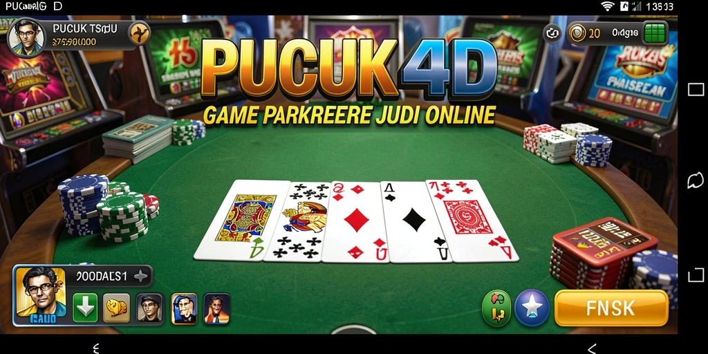 Tampilan seru gameplay Poker di PUCUK4D.