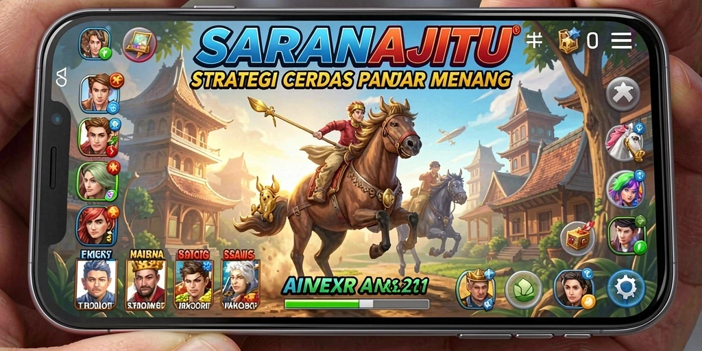 Gameplay menarik SARANAJITU dengan berbagai strategi taktis.