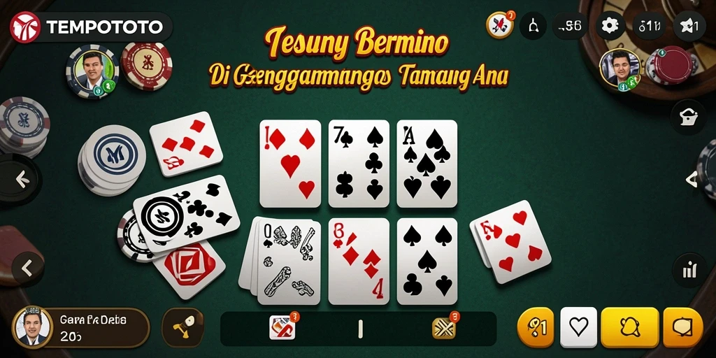 Tampilan menarik gameplay Domino di TEMPOTOTO.